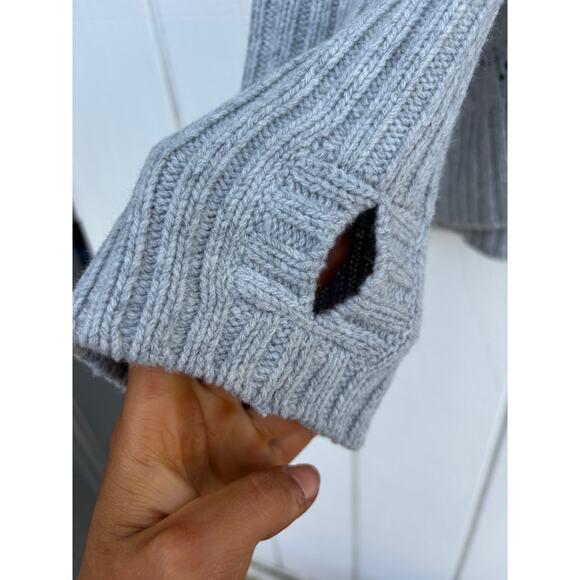 Zadig & Voltaire Alma Mon Amour Merino Wool Turtleneck Sweater, Sz L - Picture 5 of 6